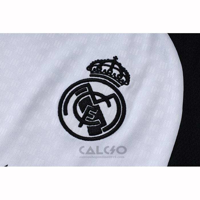 Tuta da Track Real Madrid Manica Corta 2025-2026 Bianco - Pantaloncini